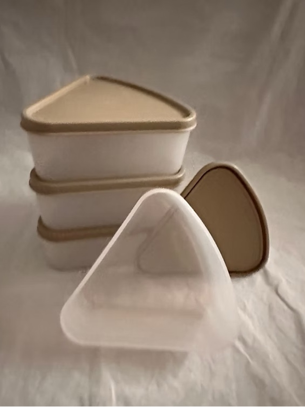 Vintage Tupperware Pie Slice Keepers